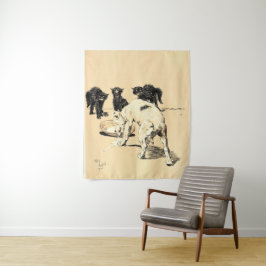Een hondendag PL 03 (1902) Cecil Charles Windsor Wandkleed