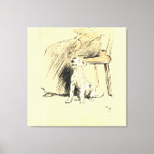 Een hondendag PL 12 (1902) Cecil Charles Windsor Canvas Afdruk (Voorkant)