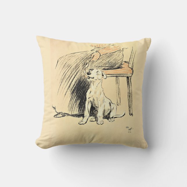 Een hondendag PL 12 (1902) Cecil Charles Windsor Kussen (Voorkant)