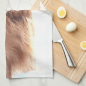 Een hondenhanddoek theedoek (Quarter Fold)