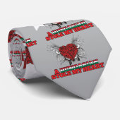 Een Hongaarse Stole mijn hart Stropdas (Opgerold)