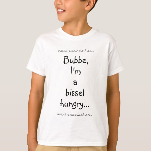 Een hongerig kind T-shirt (Voorkant)
