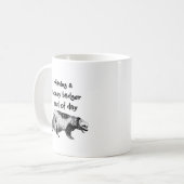 Een honingbadger, een soort dag koffiemok (Voorkant links)