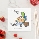 Een honkbal vangen servet (Insitu)