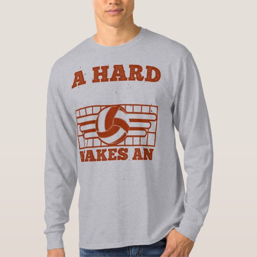 Een hoofd maakt een Basic T-shirt met lange mouwen (Voorkant)