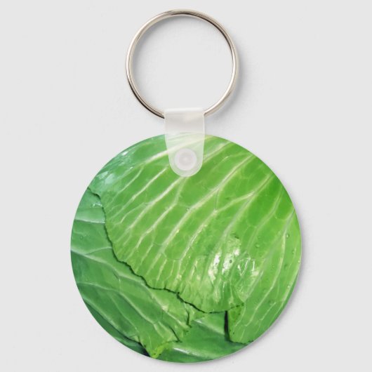 Een hoofd van de kool sleutelhanger (Voorkant)