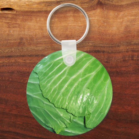 Een hoofd van de kool sleutelhanger (Voorkant)