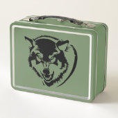 Een hoofd van een Wolf (Achterkant)