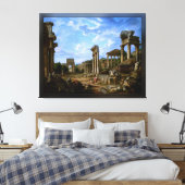 Een hoofdstad van het Romeinse forum van Giovanni Canvas Afdruk (Insitu (Slaapkamer))