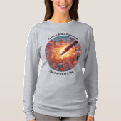 Een hoofdstuk tegelijk vrouwen schrijfster T-shirt (Voorkant)
