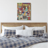 Een hoofdzakelijk Ontvangst Canvas Afdruk (Insitu (Slaapkamer))