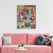 Een hoofdzakelijk Ontvangst Canvas Afdruk (Insitu (Woonkamer))