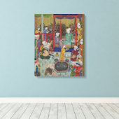 Een hoofdzakelijk Ontvangst Canvas Afdruk (Insitu (Houten vloer))