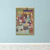 Een hoofdzakelijk Ontvangst Canvas Afdruk (Insitu (Houten vloer))