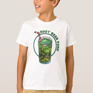 Een hoog glas van Root Beer Pond T-shirt