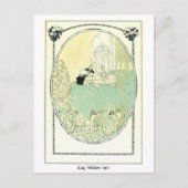 Een hooggeboren koppel en speelse nonnen dansen briefkaart (Voorkant)