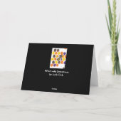 Een hoogtepunt van het Jaar van Zoetheid Feestdagen Kaart (Achterkant)