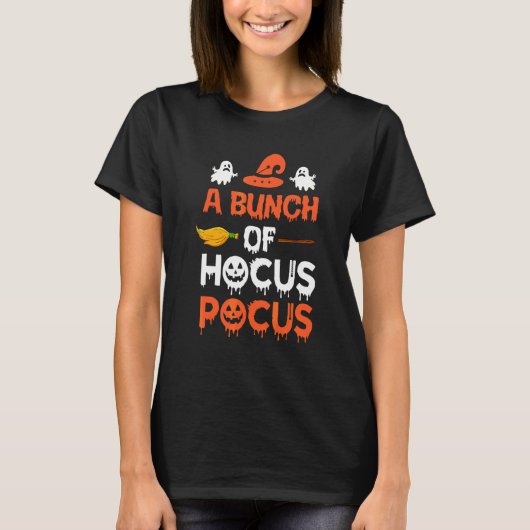 Een hoop hocus pocus Halloween T-shirt (Voorkant)