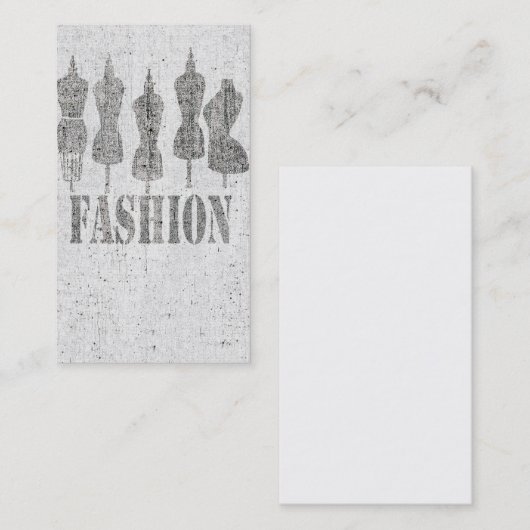 Een hoop koffie. Retro tapedriefformulier Visitekaartje (Voorkant / Achterkant)