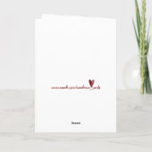 Een hoop liefde kaart (Achterkant)