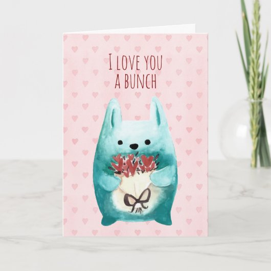 Een hoop liefde kaart (Voorkant)