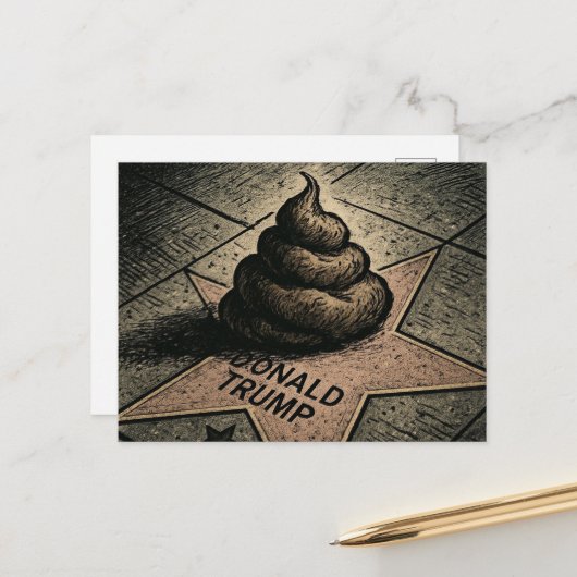 Een hoop op een ster briefkaart (Voorkant / Achterkant in situ)