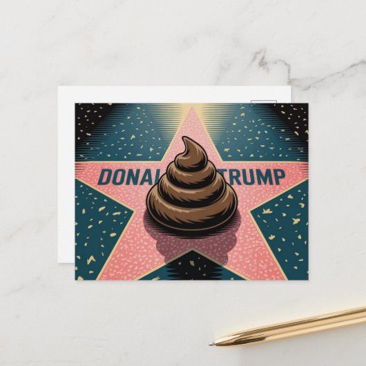 Een hoop op een ster briefkaart (Voorkant / Achterkant in situ)