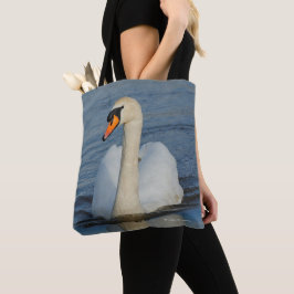 Een hoopvolle benadering van de zwaan tote bag