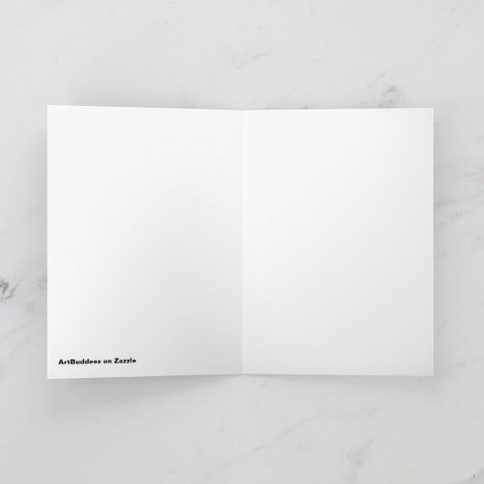 Een hoopvolle kerst bedankkaart (Binnen)