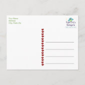 Een hoot van een uil Baby shower Dank u Briefkaart (Achterkant)