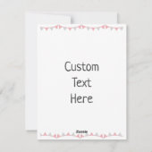 Een Hoppy Easter Kawaii volleybal Bunny Feestdagenkaart (Achterkant)