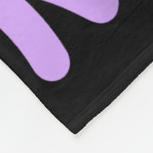 Een Hoppy Icu Nurse Retro Groovy Happy Easter Bunn Fleece Deken (Hoek)