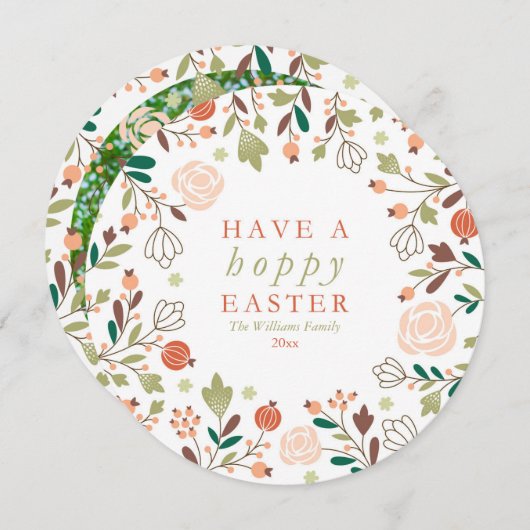 Een hoppy Pasen hebben Feestdagenkaart (Voorkant / Achterkant)