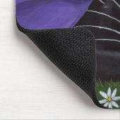 Een horloge | Fantasy Tuxedo Cat Art Muismat (Hoek)