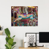 EEN HORSE GENOEMD EDDIE POSTER (Thuiskantoor)