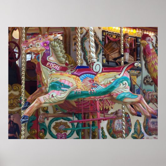 EEN HORSE GENOEMD EDDIE POSTER (Voorkant)