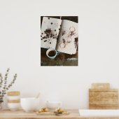 Een Hot Mess Koffie met sint-jansbrood Poster (Keuken)