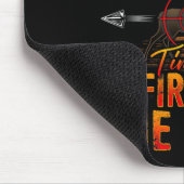 Eén hot One Kill Fire Grill Deer Hunting Muismat (Hoek)