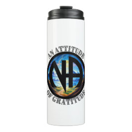 Een houding van dankbaarheid - nvdr thermosbeker