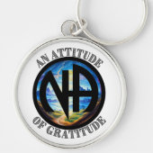 Een houding van Gratitude - NA Narcotics Anonymous Sleutelhanger (Voorkant)