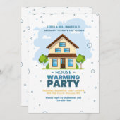 Een House Warming Party Kaart (Voorkant / Achterkant)