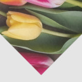 Een houten en tulp serie ontwerp #5 tissuepapier (Detail)