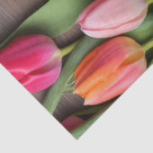 Een houten en tulp serie ontwerp #6 tissuepapier (Detail)