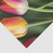 Een houten en tulp serie ontwerp #7 tissuepapier (Detail)