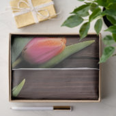 Een houten en tulp serie ontwerp #8 tissuepapier (Geschenk)