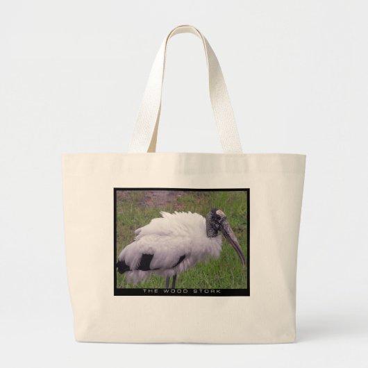 Een houtsnek grote tote bag (Voorkant)