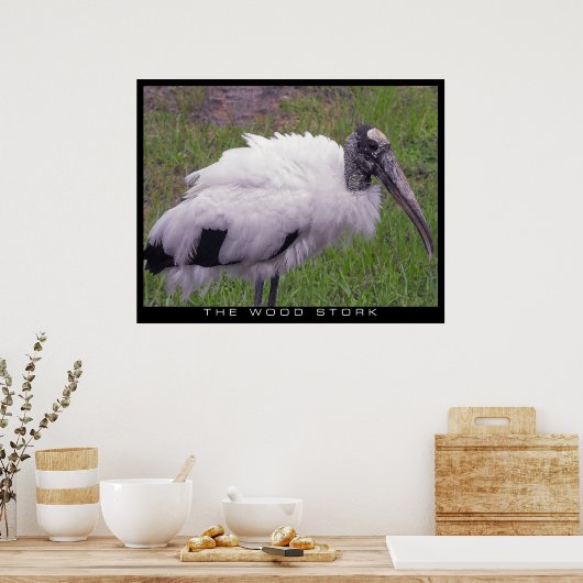 Een houtsnek poster (Keuken)