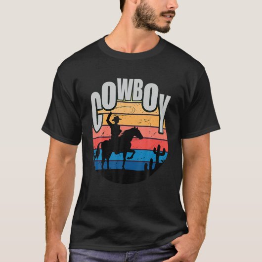 Een  Howdy Western Land Cowboys T-shirt (Voorkant)