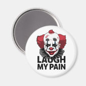 Een huilend clowngezicht magneet (Voorkant / Achterkant)