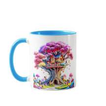 Een huis in een magische boom.